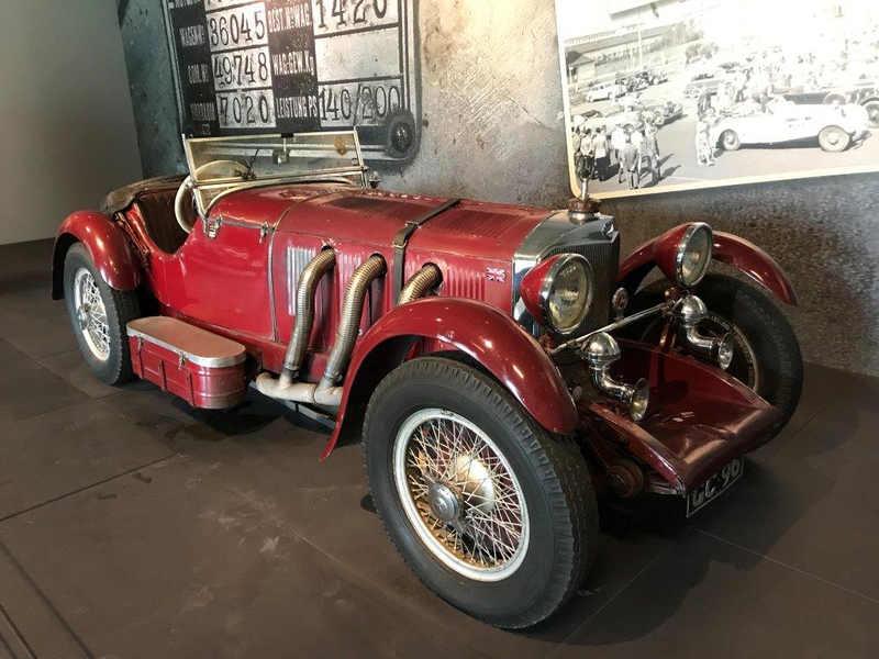1929 SSK. Probably the most original remaining: unrestored and all matching numbers. One owner from 1941 to 2004. The museum discovered after purchasing it from the owner’s estate that it had matching numbers except the crankcase, and then found that the crankcase for this car was in a car now owed by Mercedes, who they persuaded to swap it for the one this car had acquired at some point.